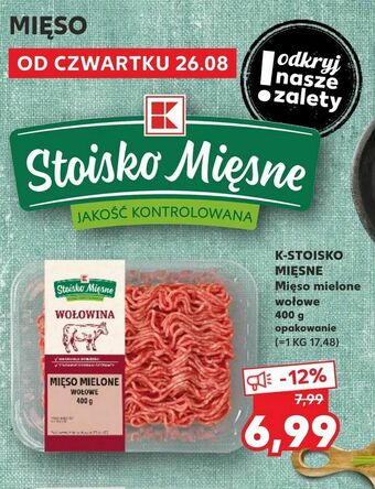 Kaufland K-STOISKO MIĘSNE Mięso mielone wołowe oferta