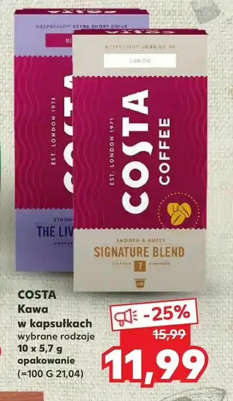 Kaufland COSTA Kawa w kapsułkach oferta