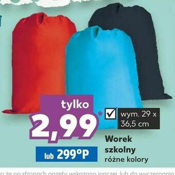 Kaufland Worek szkolny oferta