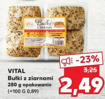 Kaufland VITAL Bułki z ziarnami oferta