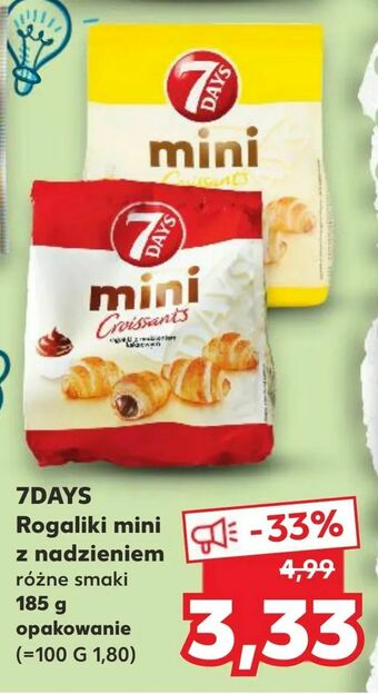Kaufland 7DAYS Rogaliki mini z nadzieniem oferta