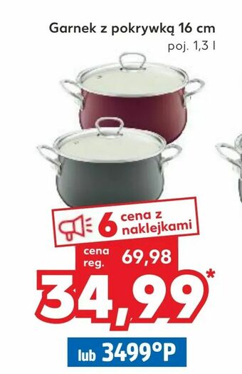Kaufland Garnek z pokrywką 16 cm oferta