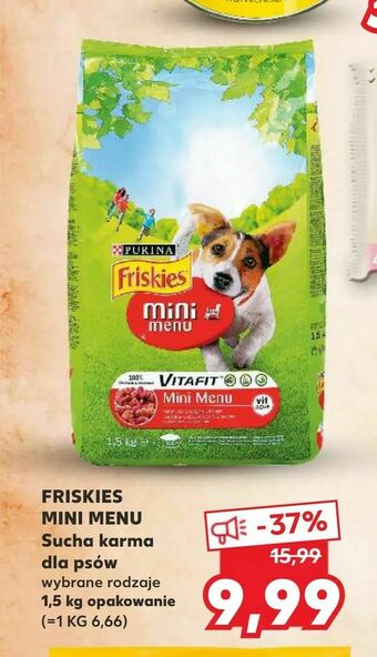 Kaufland FRISKIES MINI MENU Sucha karma dla psów oferta