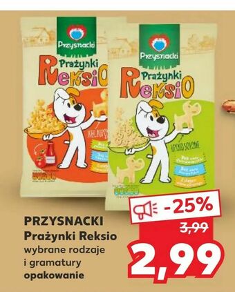 Kaufland PRZYSNACKI Prażynki Reksio oferta