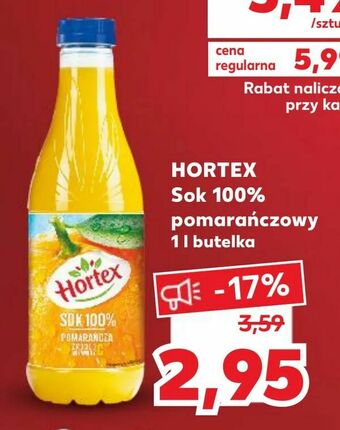 Kaufland HORTEX Sok 100% pomarańczowy oferta