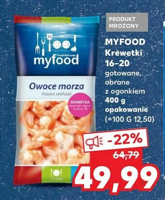Kaufland MYFOOD Krewetki 16-20 oferta