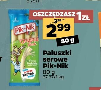 Netto Paluszki serowe Pik-Nik oferta
