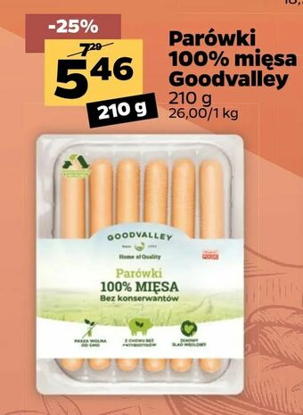 Netto Parówki 100% mięsa Goodvalley oferta