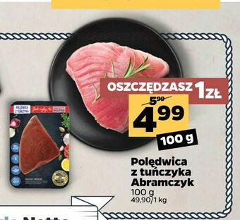 Netto Polędwica z tuńczyka Abramczyk oferta