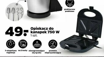 Netto Opiekacz do kanapek 750 W oferta