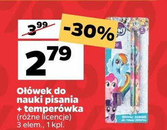 Netto Ołówek do nauki pisania + temperówka oferta