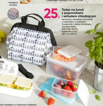 Pepco Torba na lunch z pojemnikami i wkładem chłodzącym oferta