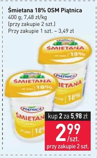 Stokrotka Śmietana 18% OSM Piątnica oferta