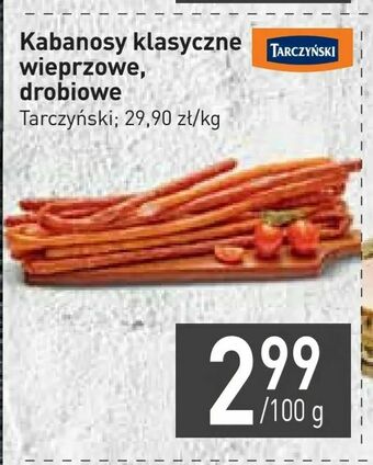 Stokrotka Kabanosy klasyczne wieprzowe, drobiowe oferta