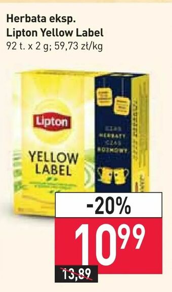 Stokrotka Herbata eksp. Lipton Yellow Label oferta