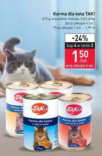 Stokrotka Karma dla kota TAK! oferta