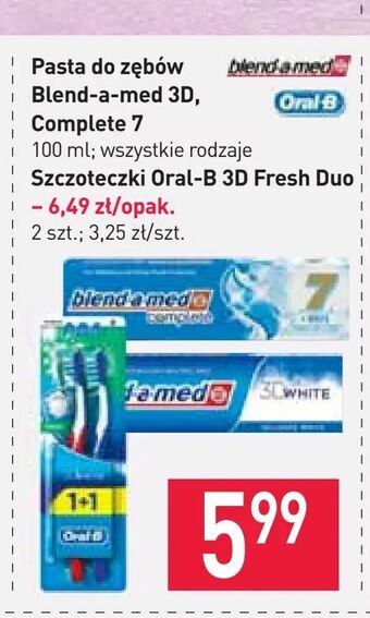 Stokrotka Pasta do zębów Blend-a-med 3D, Complete 7 oferta