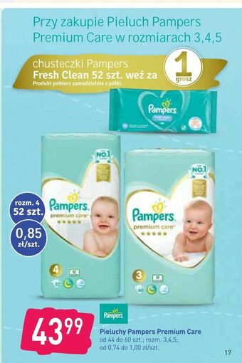 Stokrotka Pieluchy Pampers Premium Care oferta