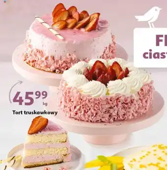 Auchan Tort truskawkowy 1kg oferta