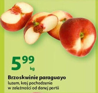 Auchan Brzoskwinie paraguayo 1kg oferta