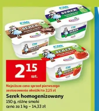 Auchan Serek homogenizowany 150g oferta