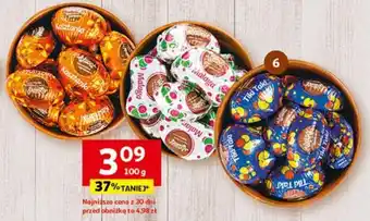 Auchan Praliny Kasztanki, Malaga, Tiki Taki, Adwokat, Tiramisu Wawel 100g oferta