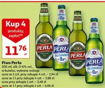 Auchan Piwo Perła 500ml oferta