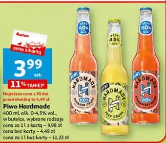 Auchan Piwo Hardmade 400 ml oferta
