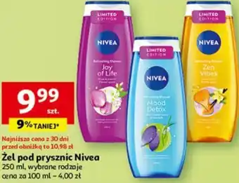 Auchan Żel pod prysznic Nivea 250 ml oferta