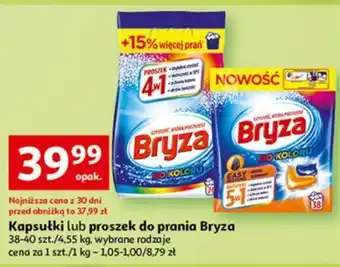 Auchan Kapsułki lub proszek do prania Bryza 38-40 szt./4,55 kg oferta