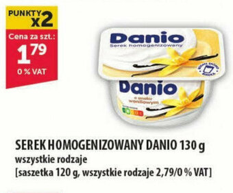 Eurocash SEREK HOMOGENIZOWANY DANIO 130 g oferta