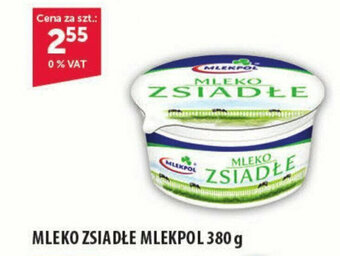 Eurocash MLEKO ZSIADŁE MLEKPOL 380 g oferta