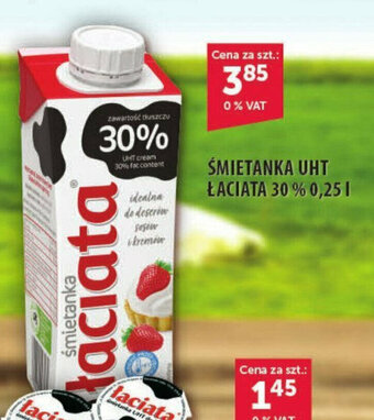 Eurocash § ŚMIETANKA UHT ŁACIATA 30 % 0,25 l oferta