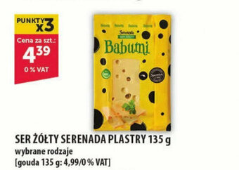 Eurocash SER ŻÓŁTY SERENADA PLASTRY 135 g oferta