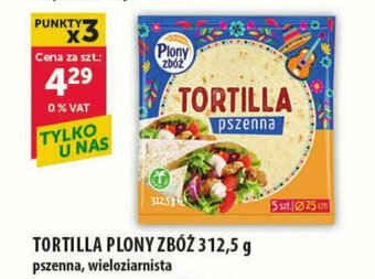 Eurocash TORTILLA PLONY ZBÓŻ 312,5 g oferta