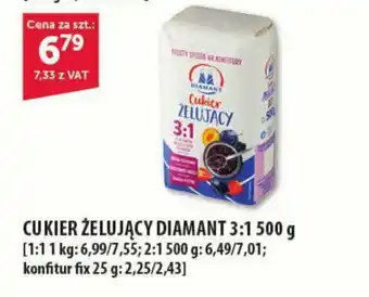 Eurocash CUKIER ŻELUJĄCY DIAMANT 3:1 500 g oferta