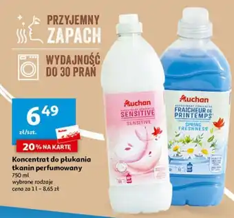 Auchan Koncentrat do płukania tkanin perfumowany 750 ml oferta