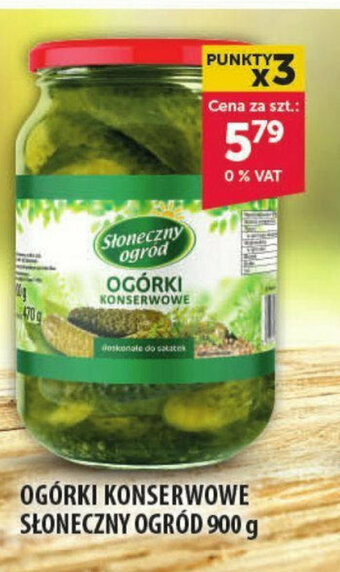 Eurocash OGÓRKI KONSERWOWE SŁONECZNY OGRÓD 900 g oferta