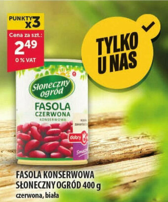 Eurocash FASOLA KONSERWOWA SŁONECZNY OGRÓD 400 g oferta
