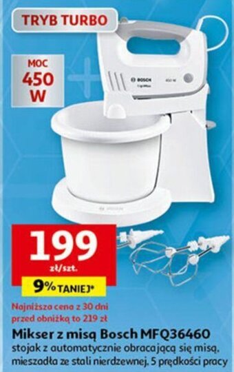 Auchan Mikser z misą Bosch MFQ36460 oferta
