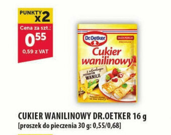 Eurocash CUKIER WANILINOWY DR.OETKER 16 g oferta