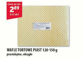 Eurocash WAFLE TORTOWE PIAST 120-150 g oferta