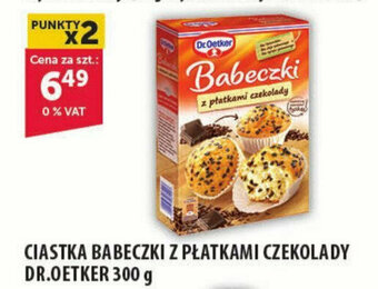 Eurocash CIASTKA BABECZKI Z PŁATKAMI CZEKOLADY DR.OETKER 300 g oferta