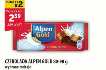 Eurocash CZEKOLADA ALPEN GOLD 80-90 g oferta