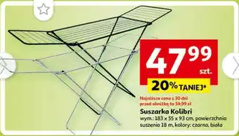 Auchan Suszarka Kolibri wym.: 183 x 55 x 93 cm oferta