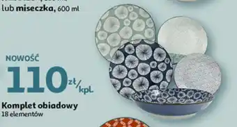 Auchan Komplet obiadowy 18 elementów oferta