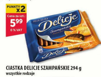 Eurocash CIASTKA DELICJE SZAMPAŃSKIE 294 g oferta