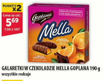 Eurocash GALARETKI W CZEKOLADZIE MELLA GOPLANA 190 g oferta