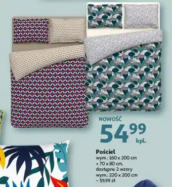 Auchan Pościel wym.: 160 x 200 cm + 70 x 80 cm oferta