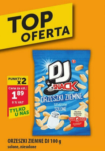 Eurocash ORZESZKI ZIEMNE DJ 100 g oferta